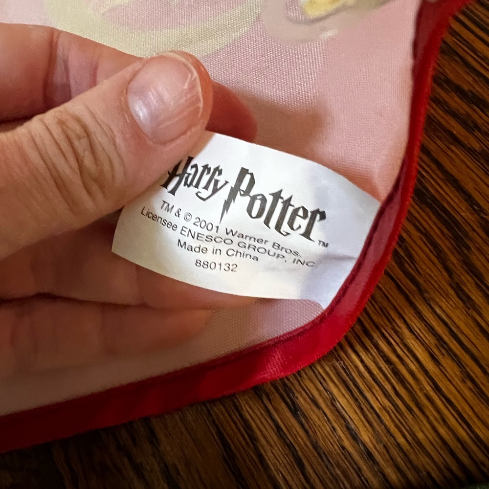 Set four house hogwarts banners 2001 ravenclaw gryffindor hufflepuff slytherin - Picture 7 of 10